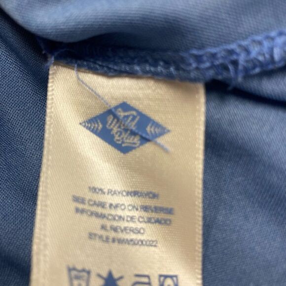 WILD BLUE SADIE ROBERTSON Blue Dress Size Large Ruffle Cottage Core - Picture 6 of 11